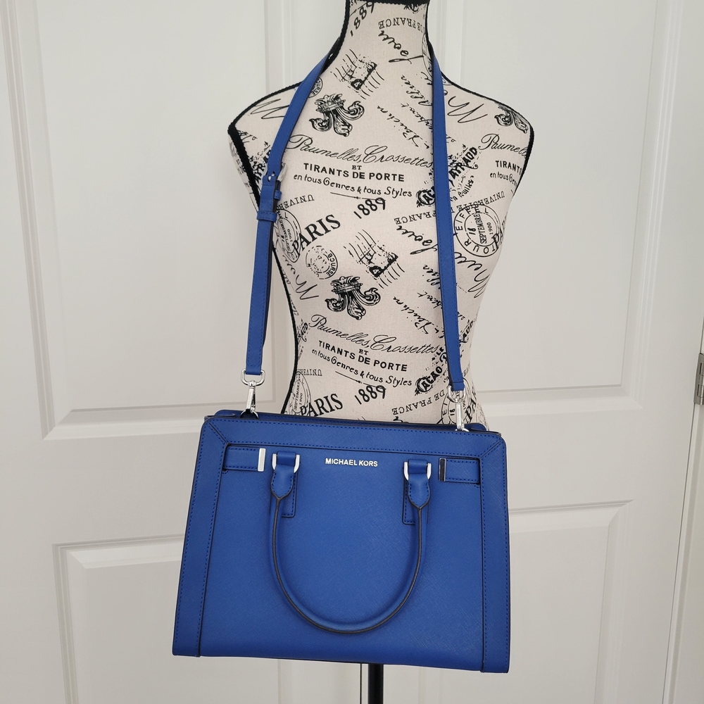 Michael Kors Royal Blue Satchel